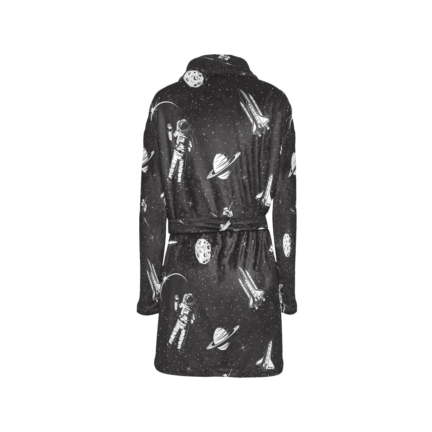 Space Pattern Women's Fleece Robe