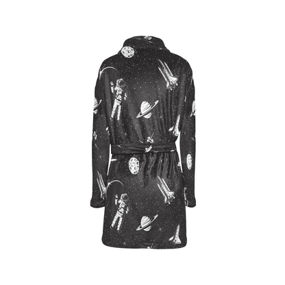 Space Pattern Women's Fleece Robe