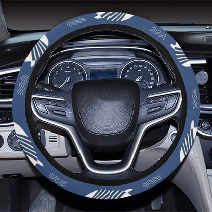 Sea Lion Print Design LKS403 Steering Wheel Cover with Elastic Edge