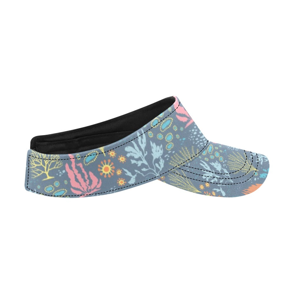 Seaweed Print Design LKS304 Unisex Sun Visor