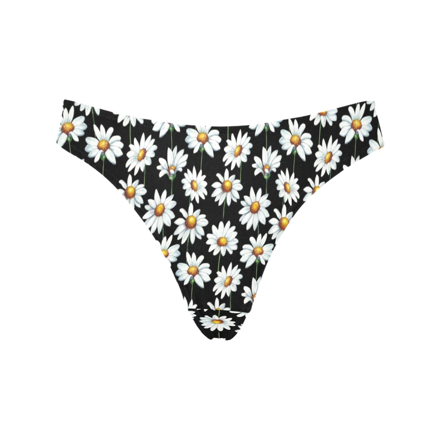 Daisy Print Pattern Women's Thongs