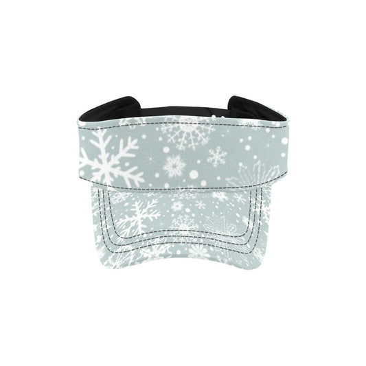 Snowflake Print Design LKS303 Unisex Sun Visor