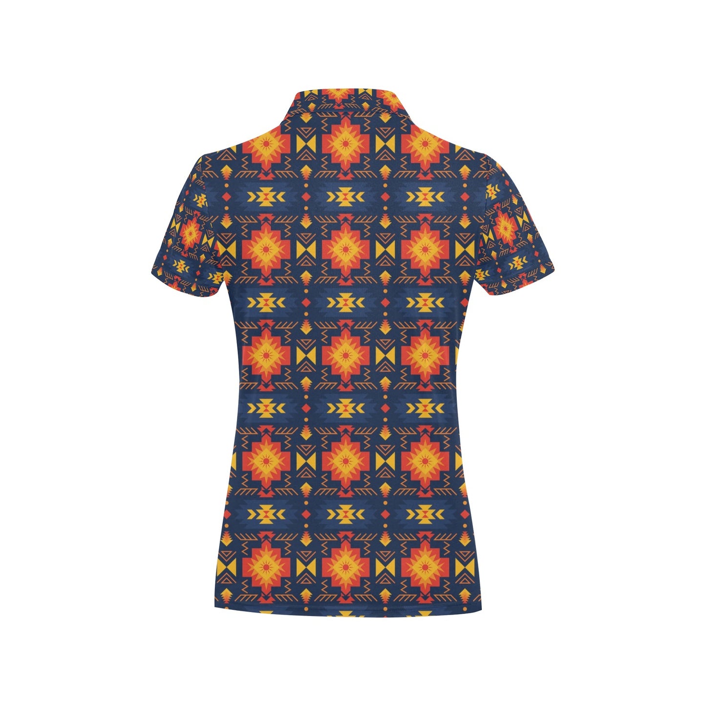 Southwest Pattern Print Design LKS307 Women's Polo Shirt