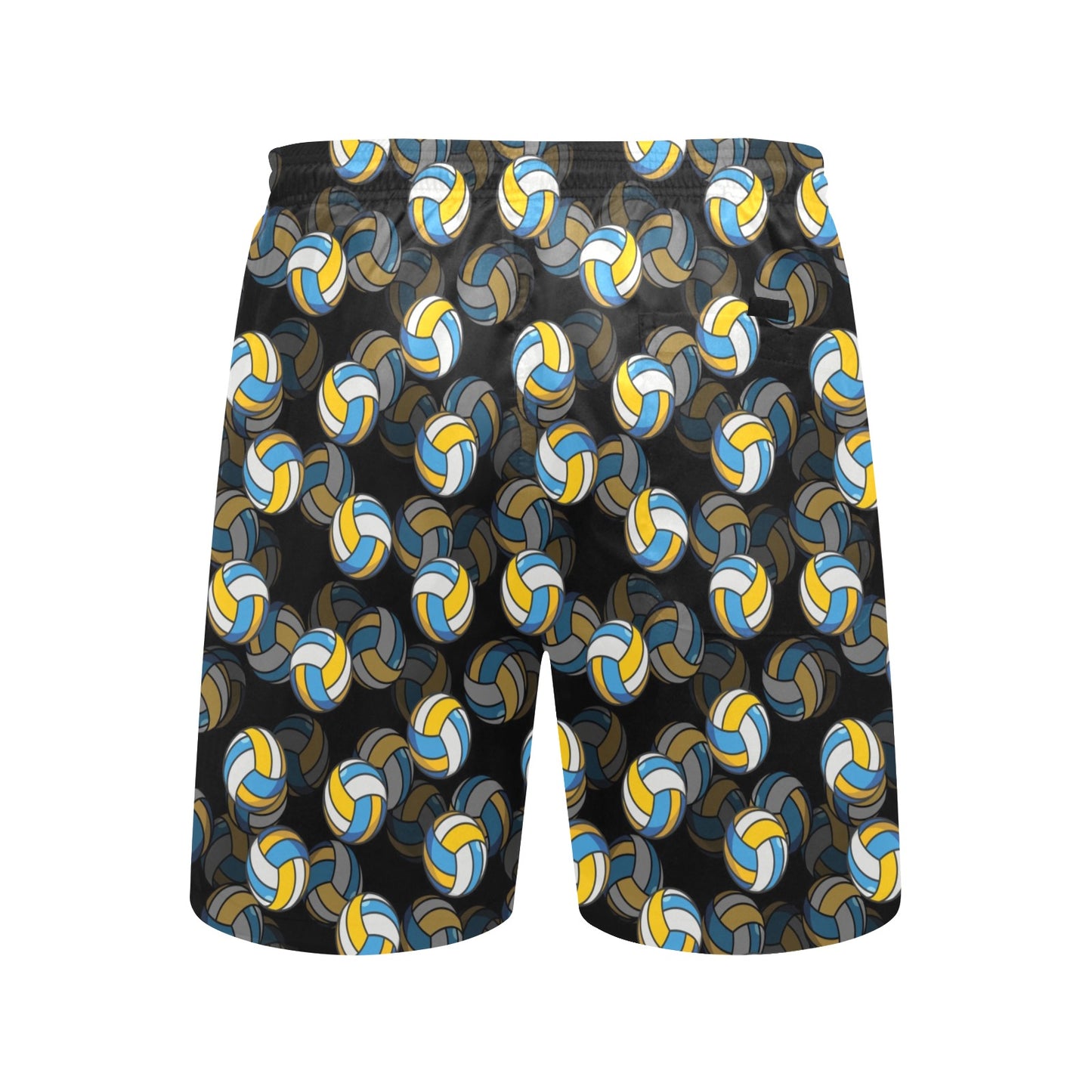 Volleyball Print Design LKS302 Men's Swim Trunks Beach Shorts