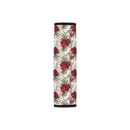Hibiscus Print Design LKS3011 Car Seat Belt Cover