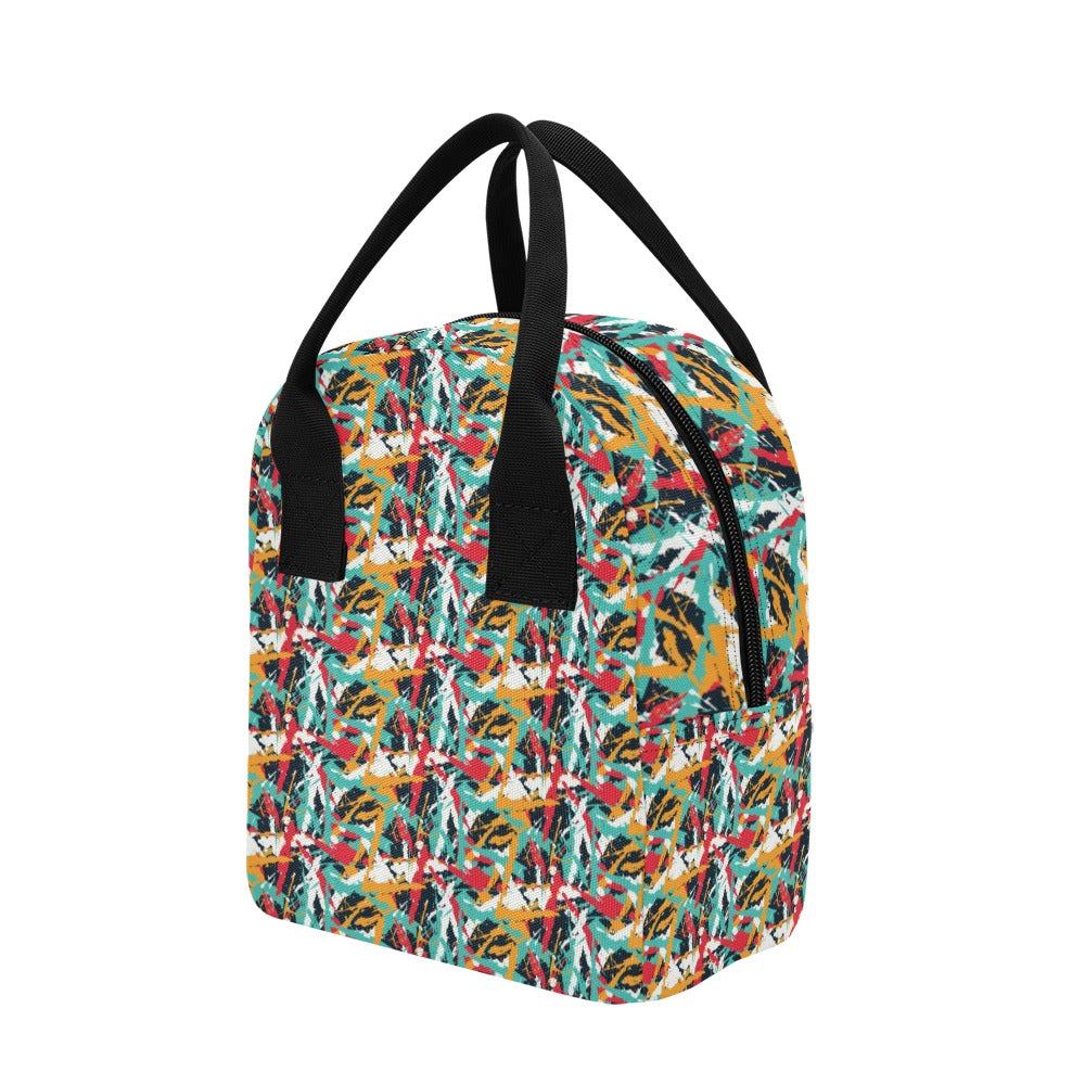 Splatter Print Design LKS304 Insulated Lunch Bag