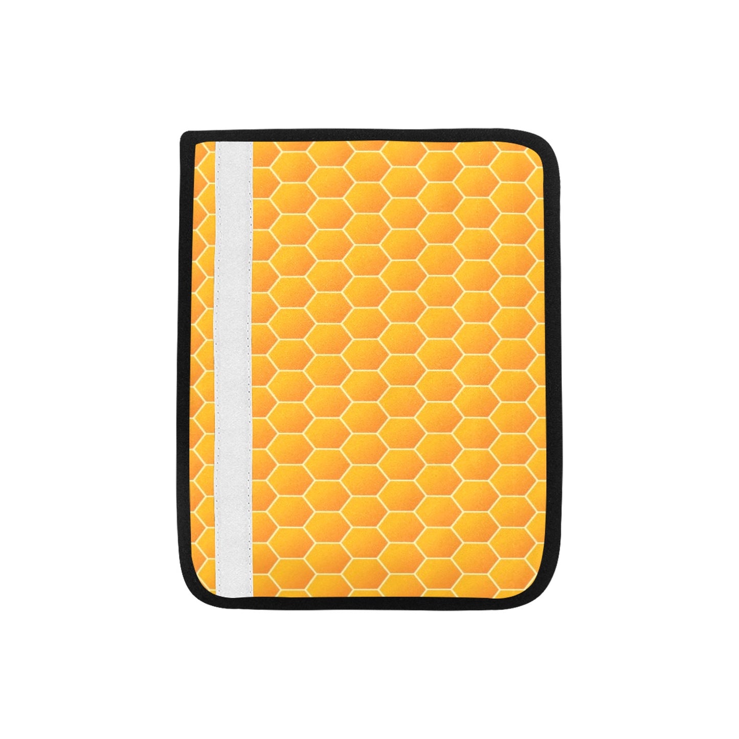 Honey Bee Honeycomb Print Design LKS3011 Car Seat Belt Cover