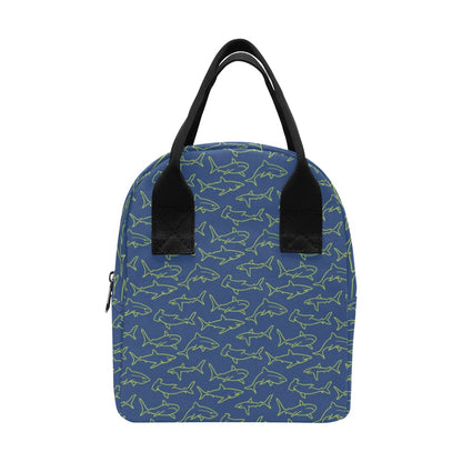 Shark Print Design LKS301 Insulated Lunch Bag