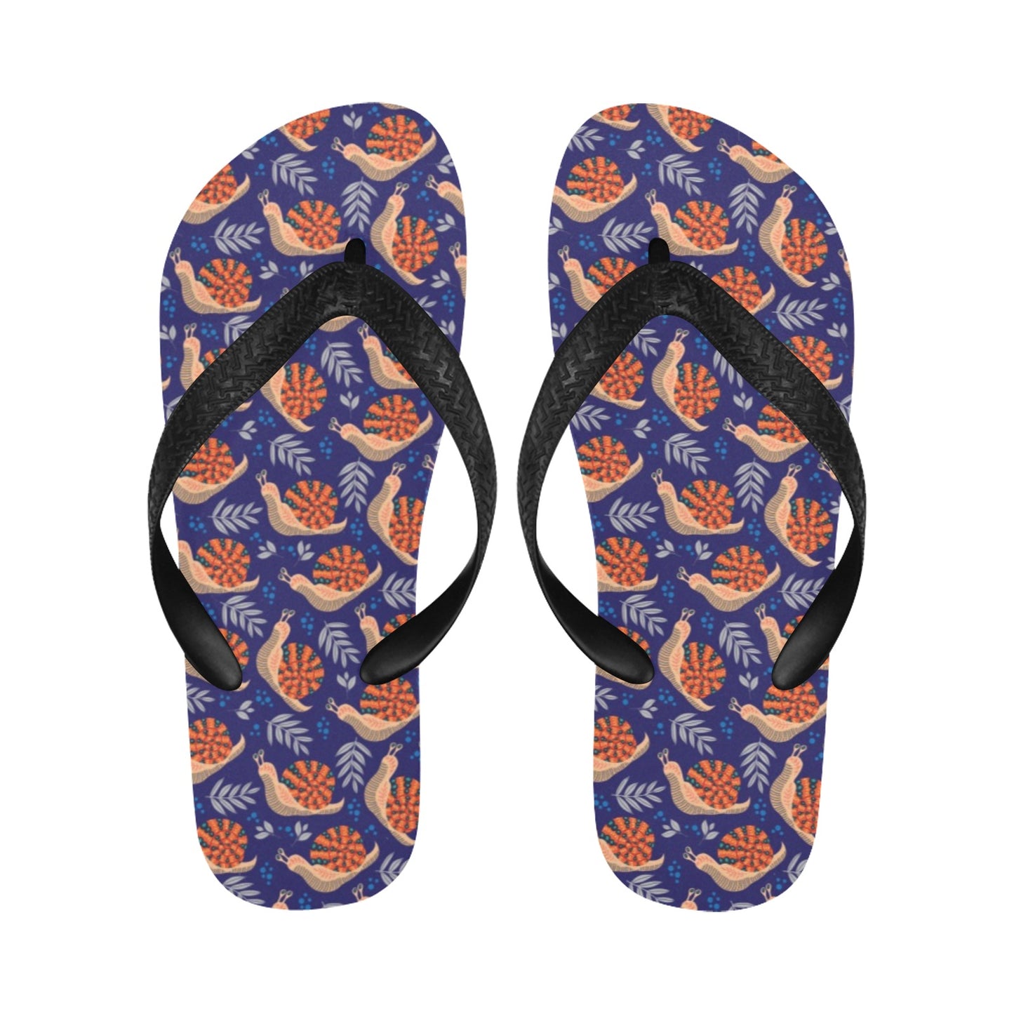 Snail Print Design LKS401 Flip Flops
