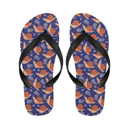 Snail Print Design LKS401 Flip Flops