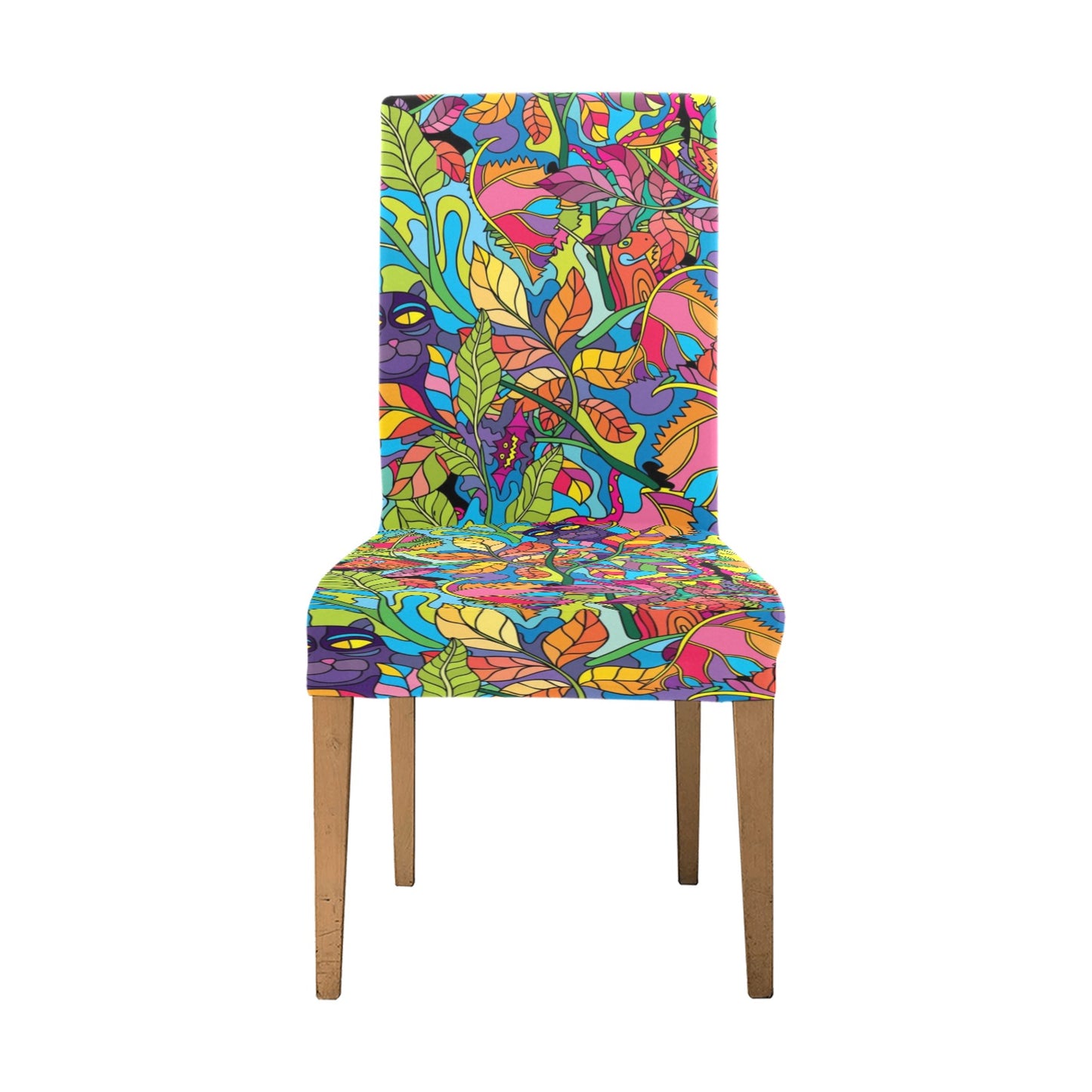 Trippy Print Design LKS301 Dining Chair Slipcover