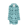 Sea Turtle Print Design LKS305 Women's Fleece Robe