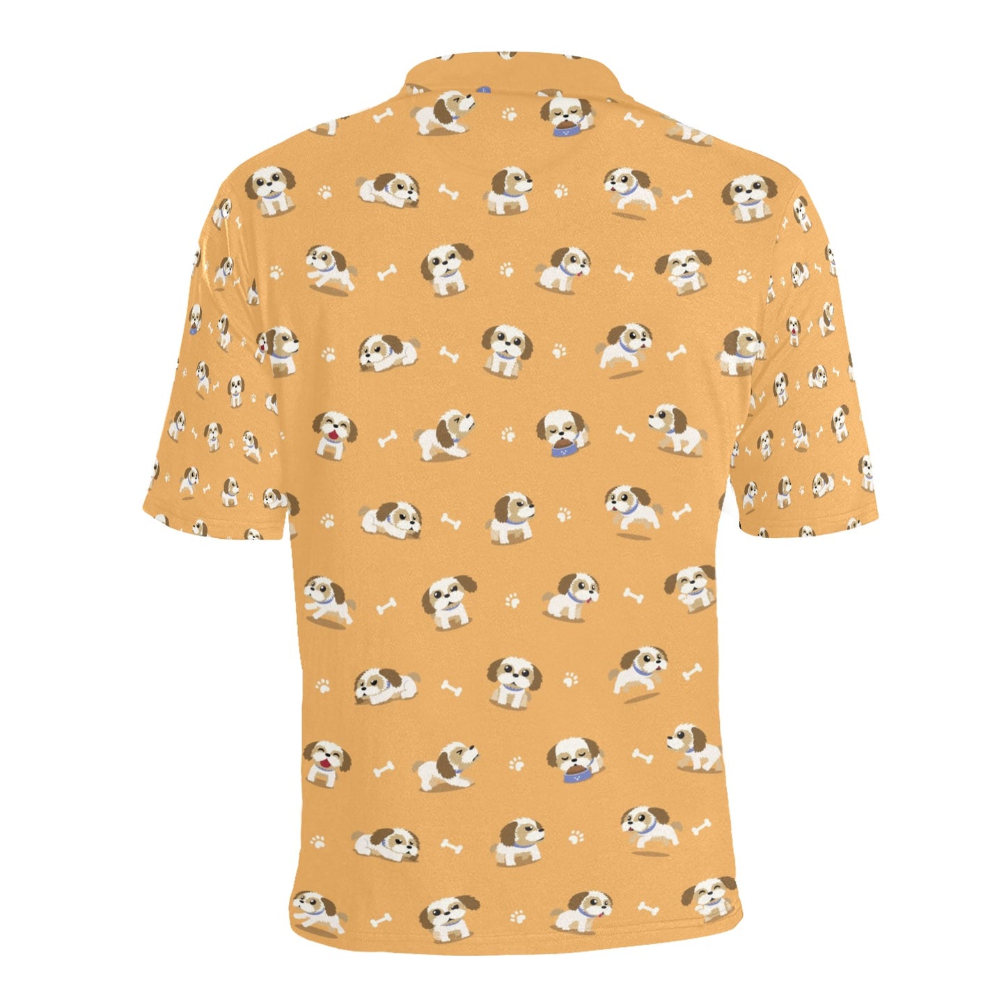 Shih Tzu Print Design LKS304 Men Polo Shirt