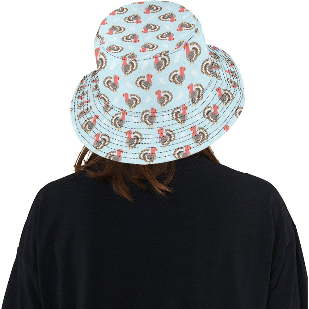 Turkey Print Design LKS403 Unisex Bucket Hat
