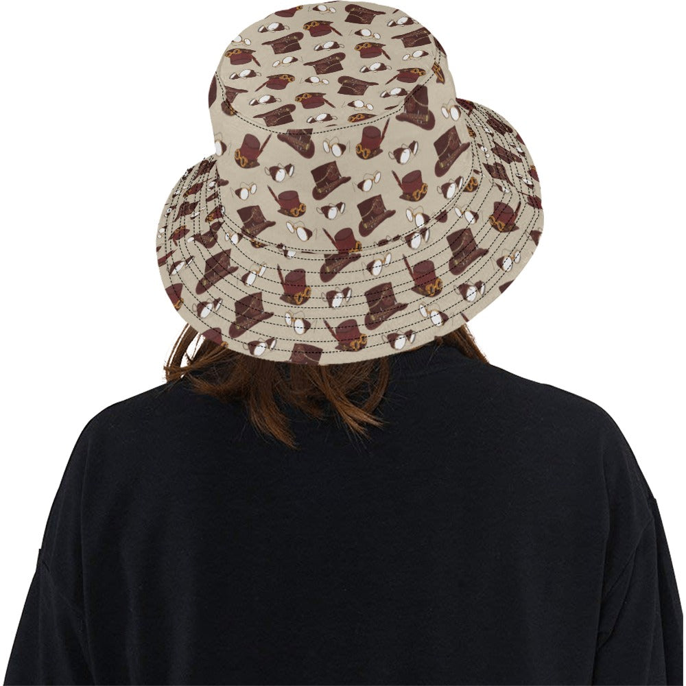 Steampunk Hat Print Design LKS301 Unisex Bucket Hat