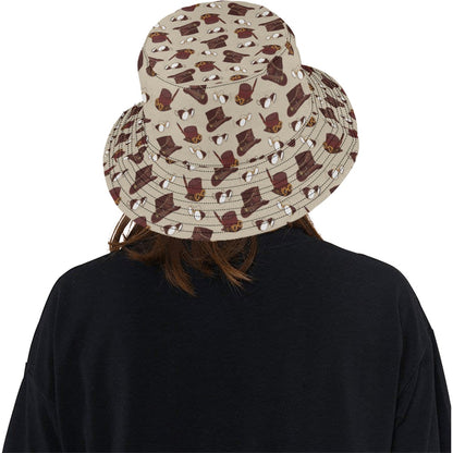 Steampunk Hat Print Design LKS301 Unisex Bucket Hat