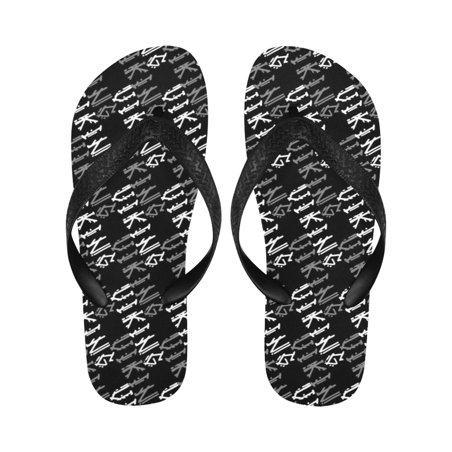 Vikings Print Design LKS306 Flip Flops