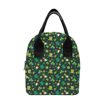 Shamrock Saint Patrick's Day Print Design LKS304 Insulated Lunch Bag