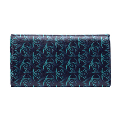 Vikings Print Design LKS302 Women's Trifold Wallet