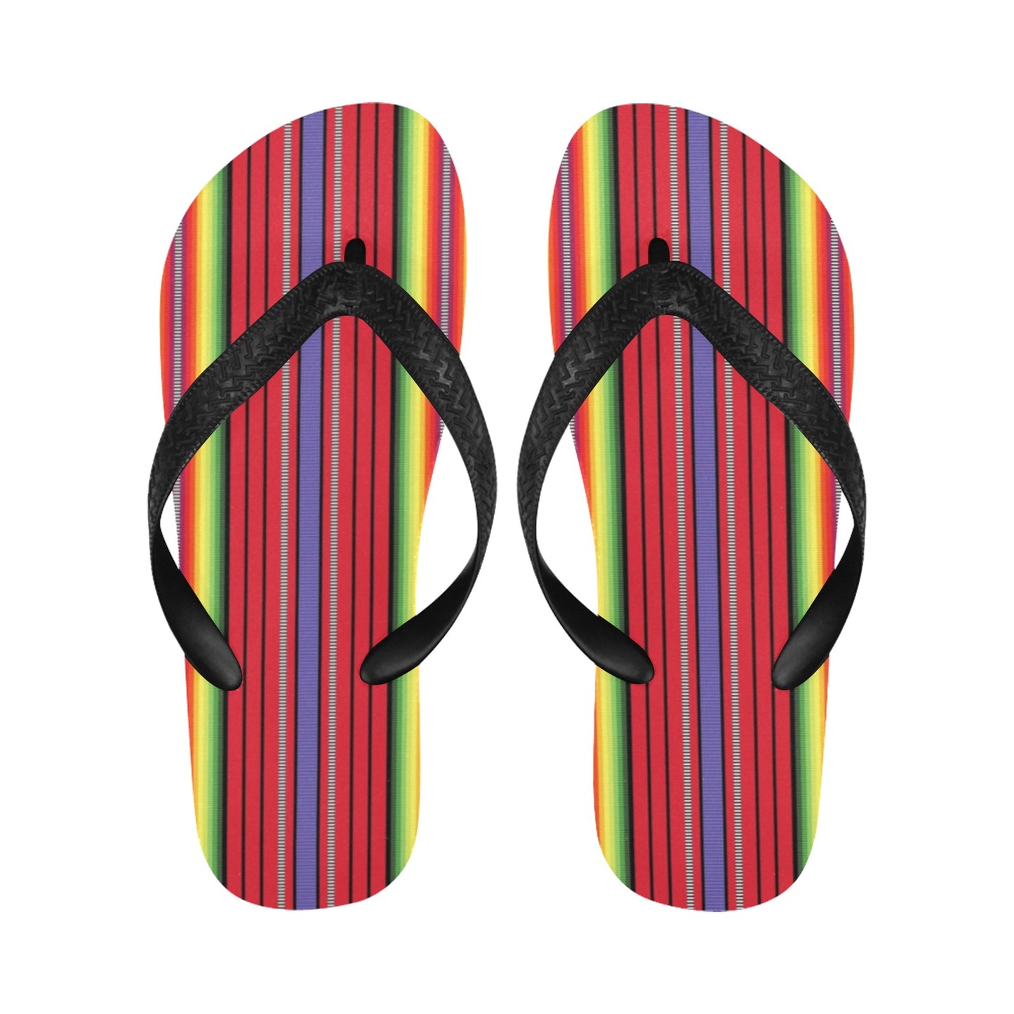 Serape Print Design LKS305 Flip Flops