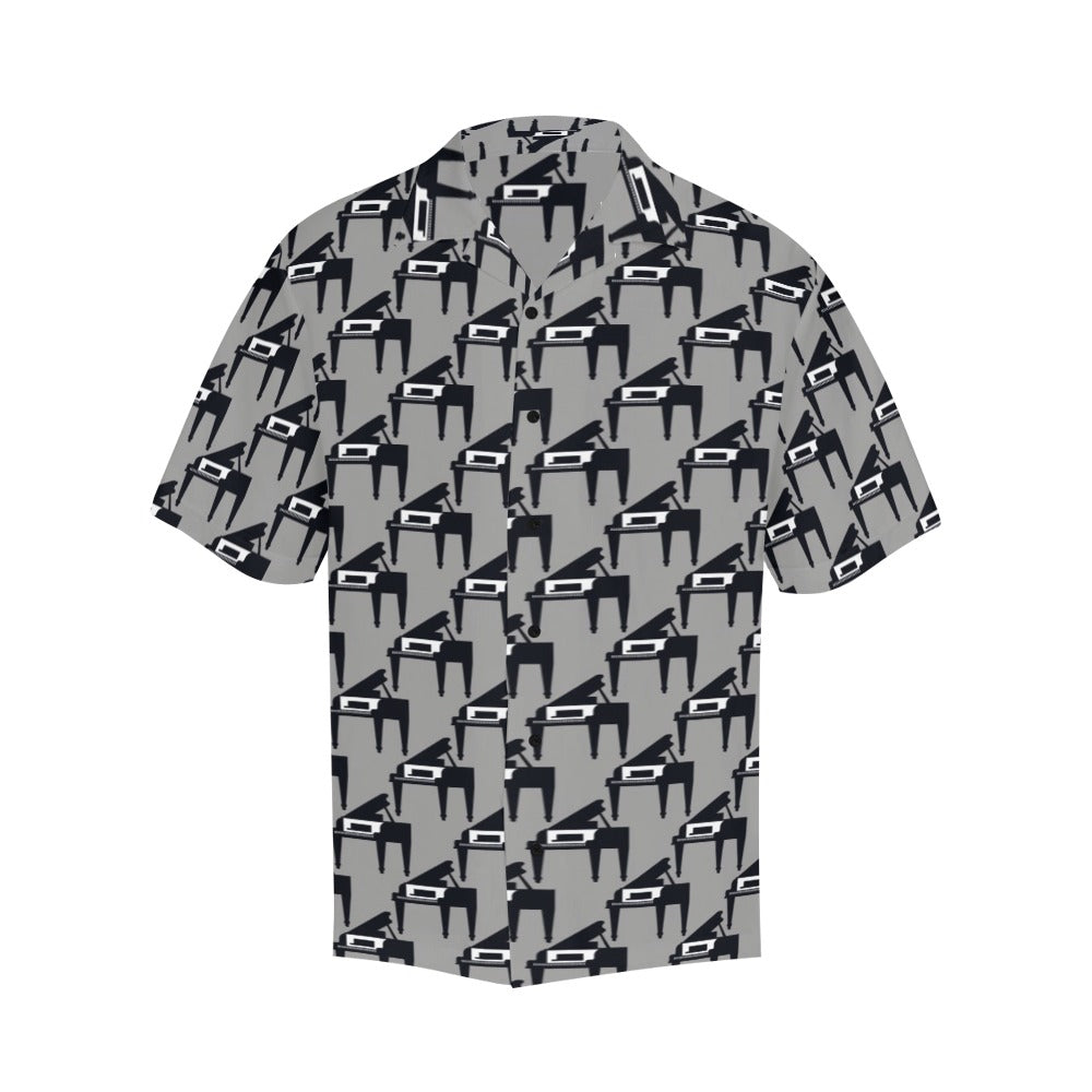 Piano Print Design LKS404 Men's Men's Hawaiian Shirt