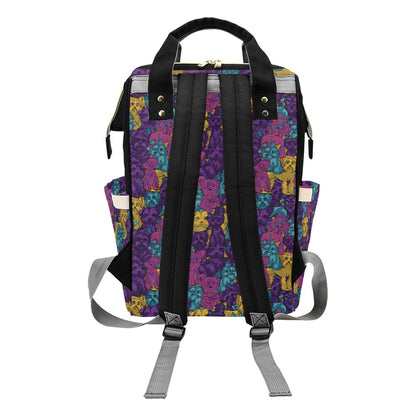 Yorkshire Terriers Print Design LKS3010 Diaper Bag Backpack