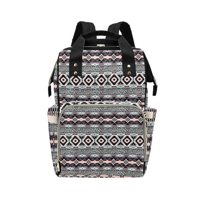 Safari Pattern Print Design LKS302 Diaper Bag Backpack