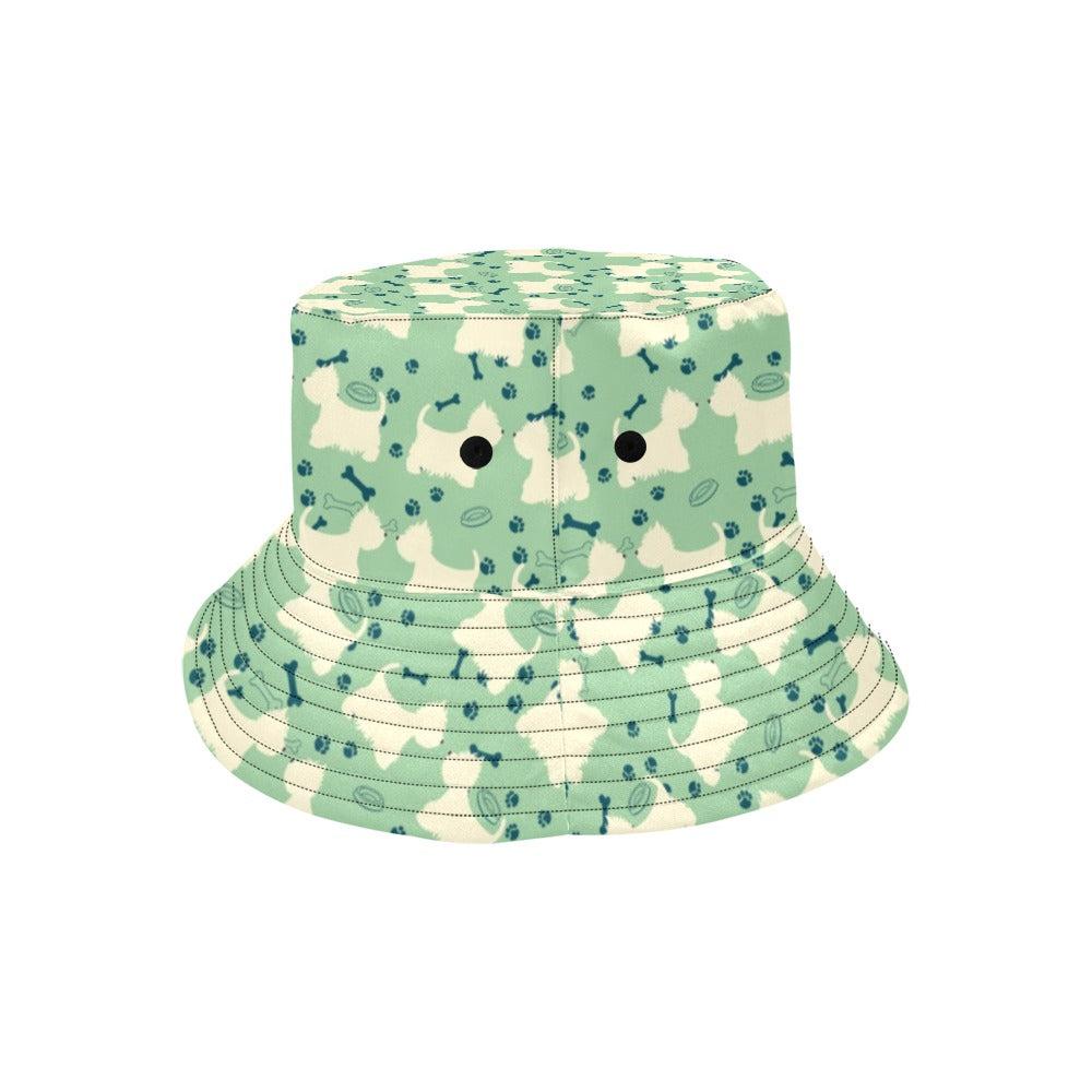 Scottish Terriers Print Design LKS302 Unisex Bucket Hat