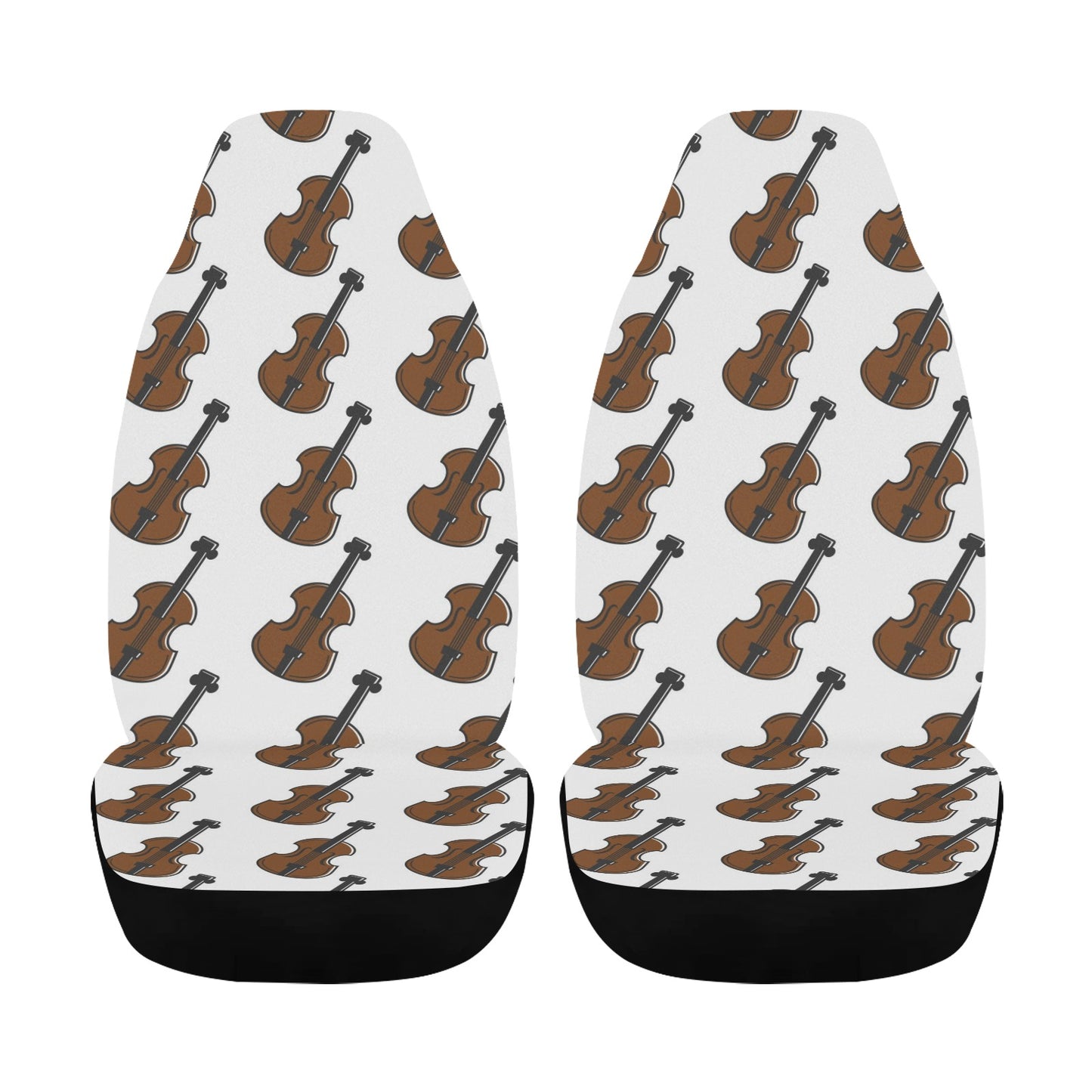 Violin Print Design LKS405 Car Seat Covers