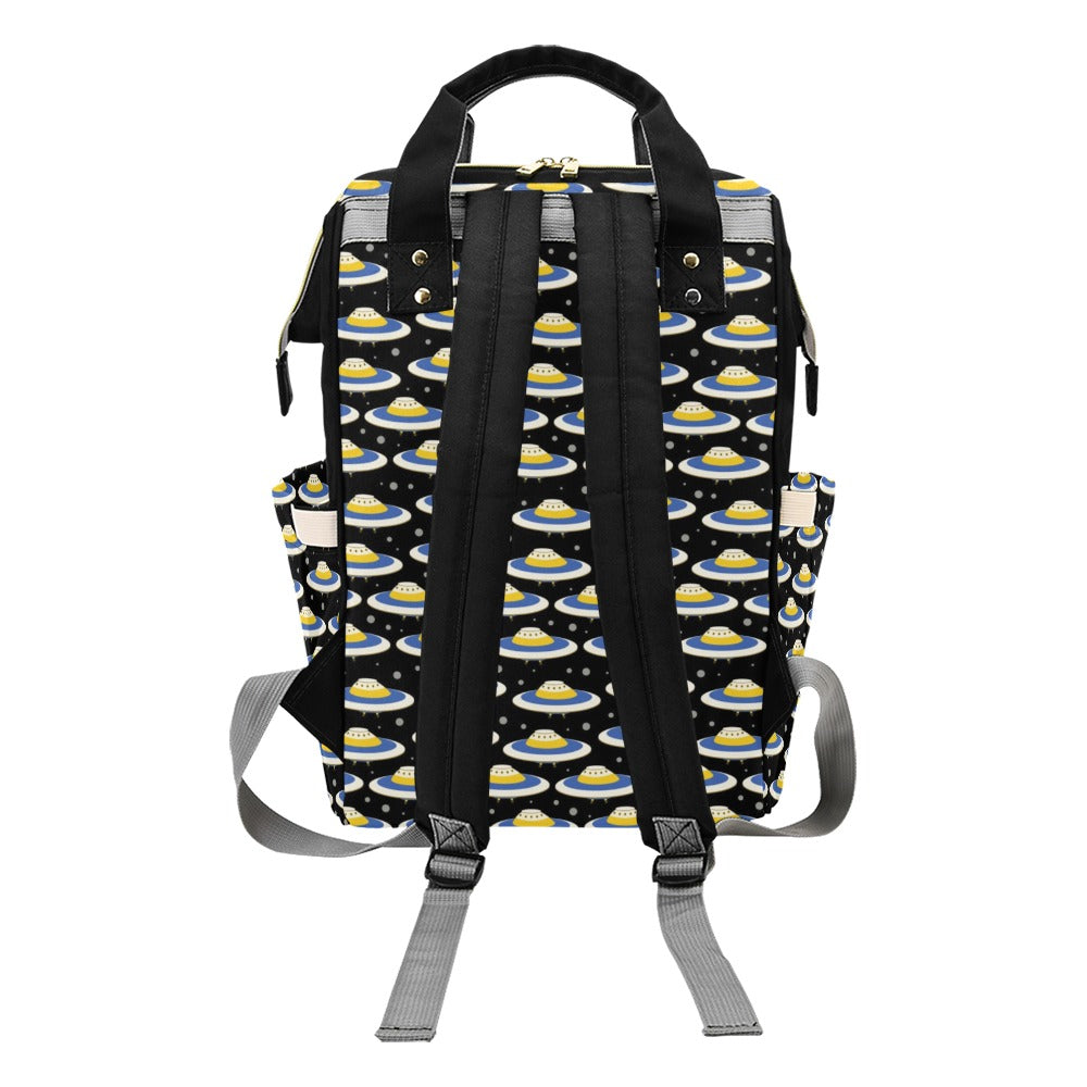 UFO Print Design LKS303 Diaper Bag Backpack