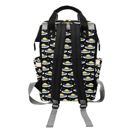 UFO Print Design LKS303 Diaper Bag Backpack