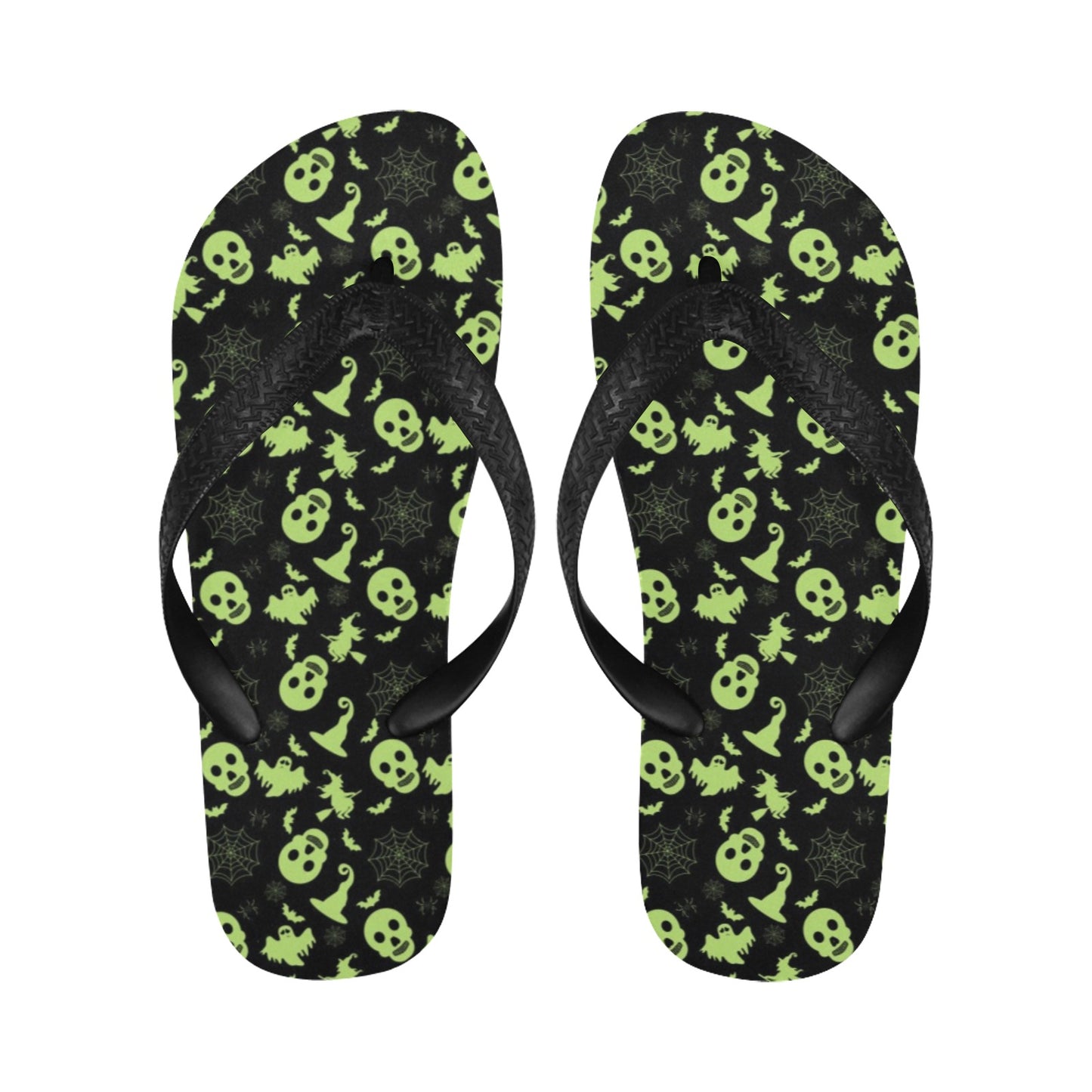 Witch Halloween Print Design LKS306 Flip Flops