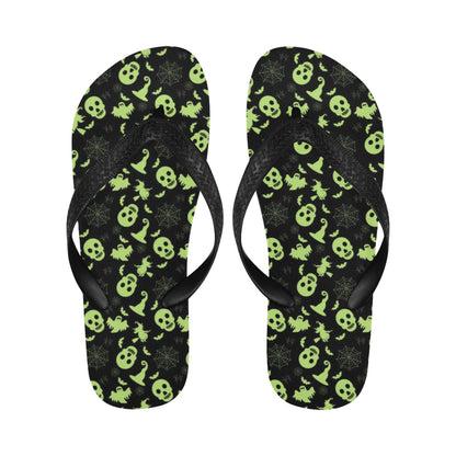 Witch Halloween Print Design LKS306 Flip Flops