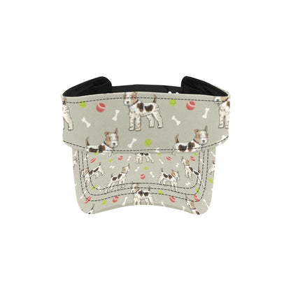 Toy Fox Terriers Print Design LKS301 Unisex Sun Visor