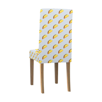 Taco Print Design LKS304 Dining Chair Slipcover