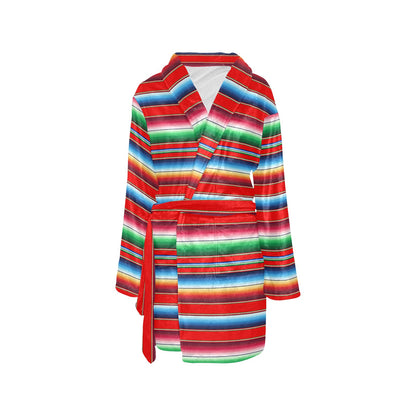 Serape Print Women's Fleece Robe