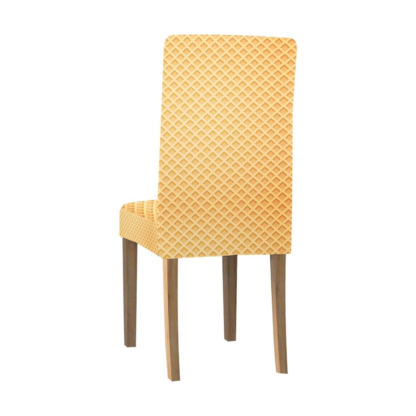 Waffle Texture Print Design LKS302 Dining Chair Slipcover