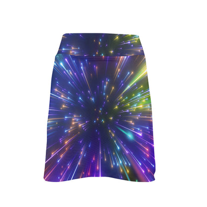 Celestial Rainbow Speed Light 17" Golf & Pickleball Skort with Pockets