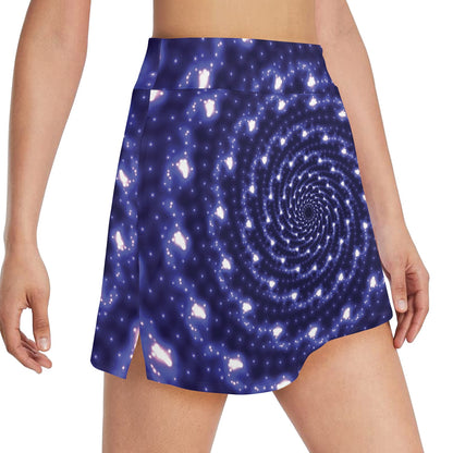 Vortex Print Design LKS305 17" Golf & Pickleball Skort with Pockets