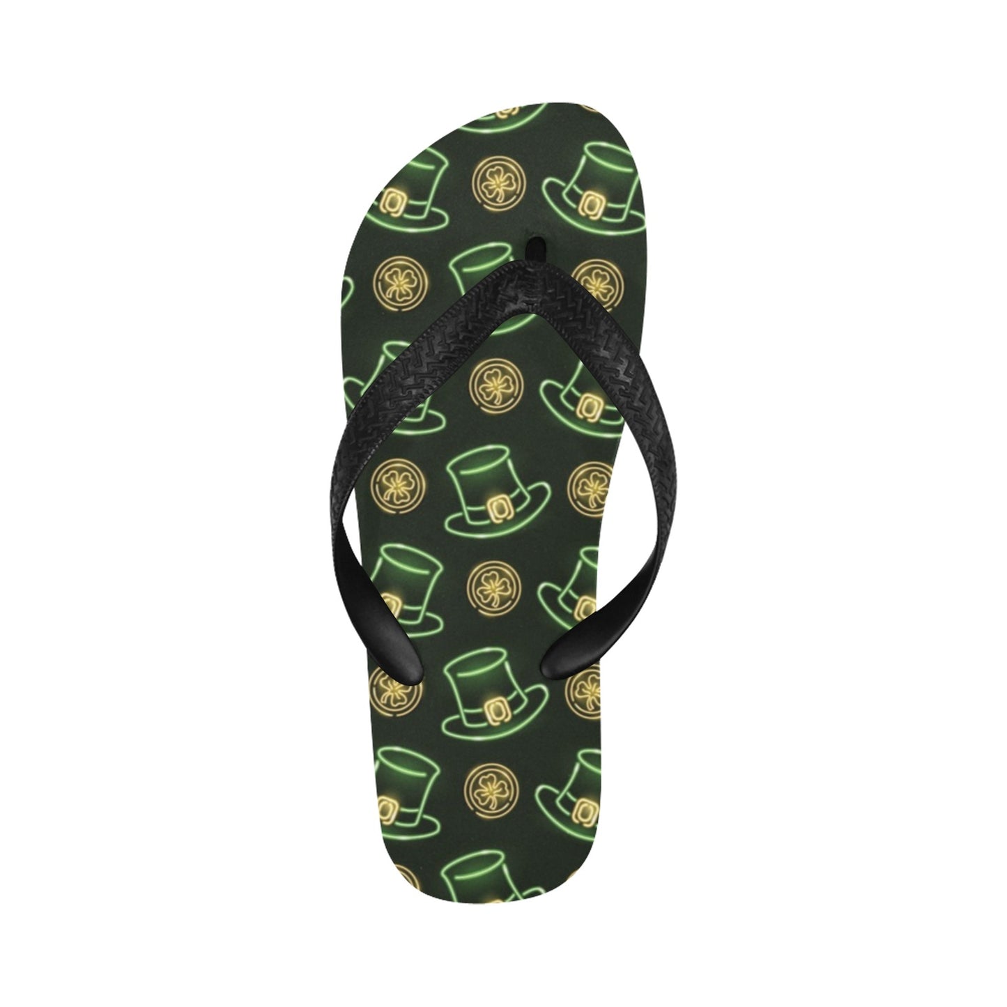 St Patricks Day Print Design LKS308 Flip Flops