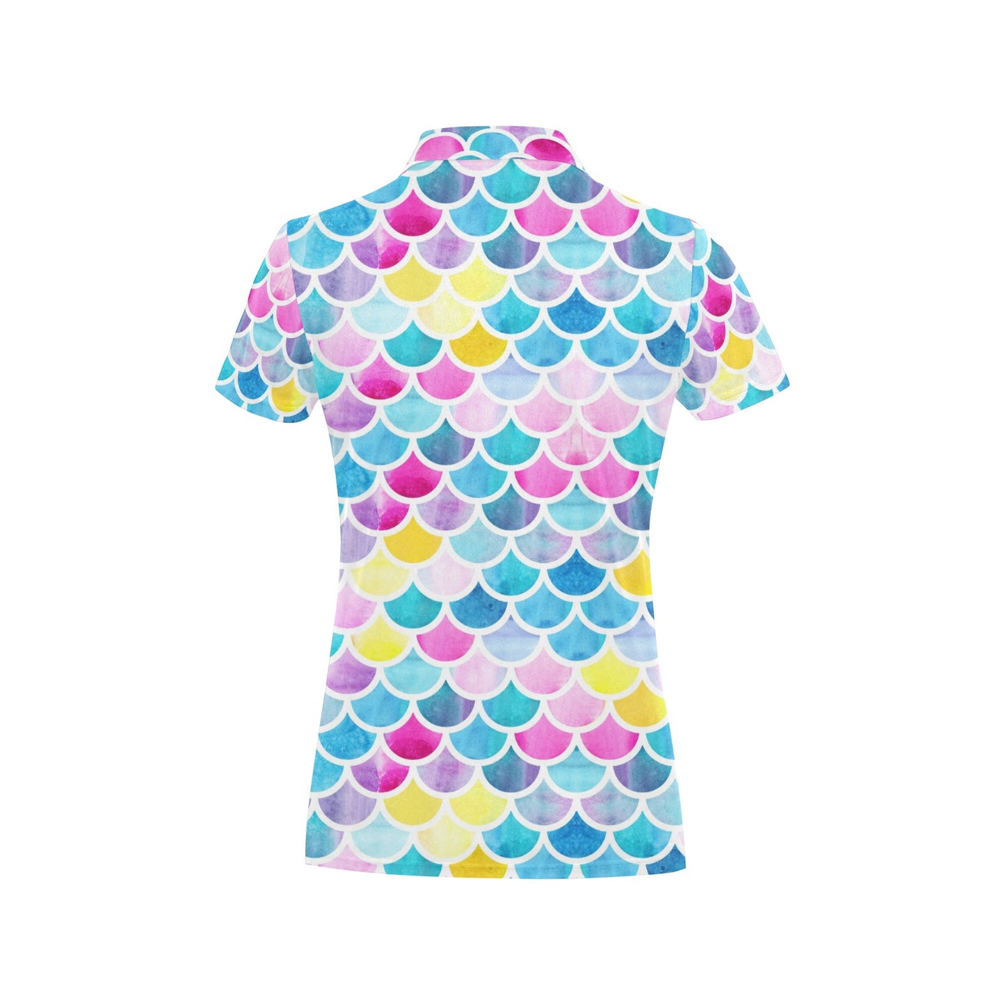 Scales Print Design LKS402 Women's Polo Shirt