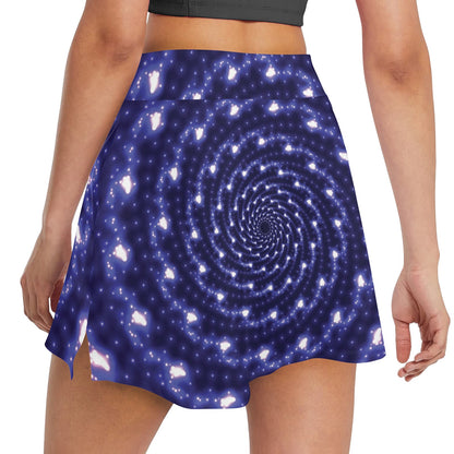Vortex Print Design LKS305 17" Golf & Pickleball Skort with Pockets