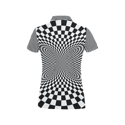 Optical illusion Projection Torus Women's Polo Shirt