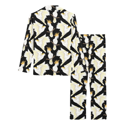 Cockatoo Print Design LKS402 Women's Long Pajama Set