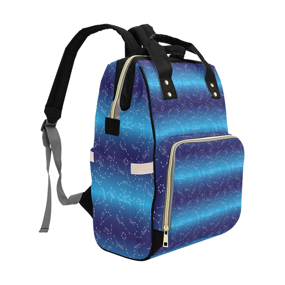 Virgo Print Design LKS302 Diaper Bag Backpack