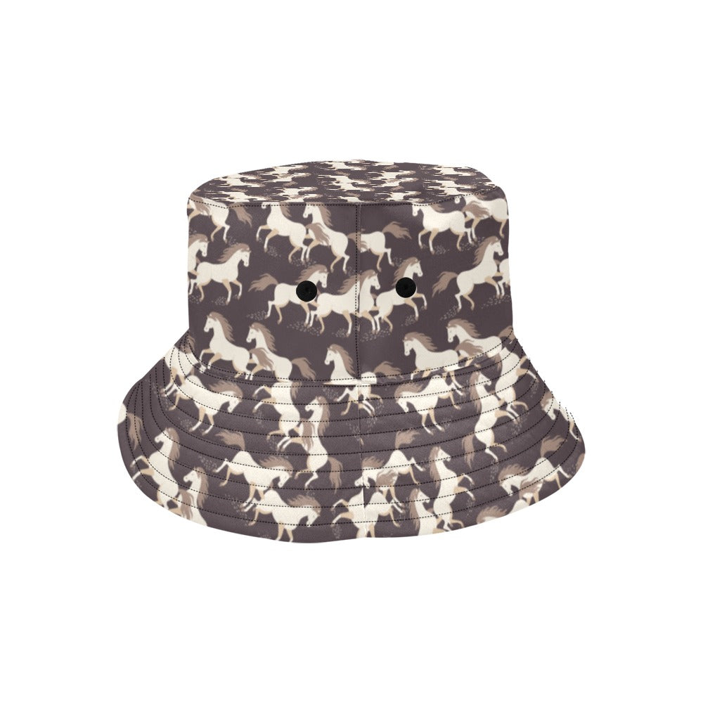 Horse Print Design LKS304 Unisex Bucket Hat