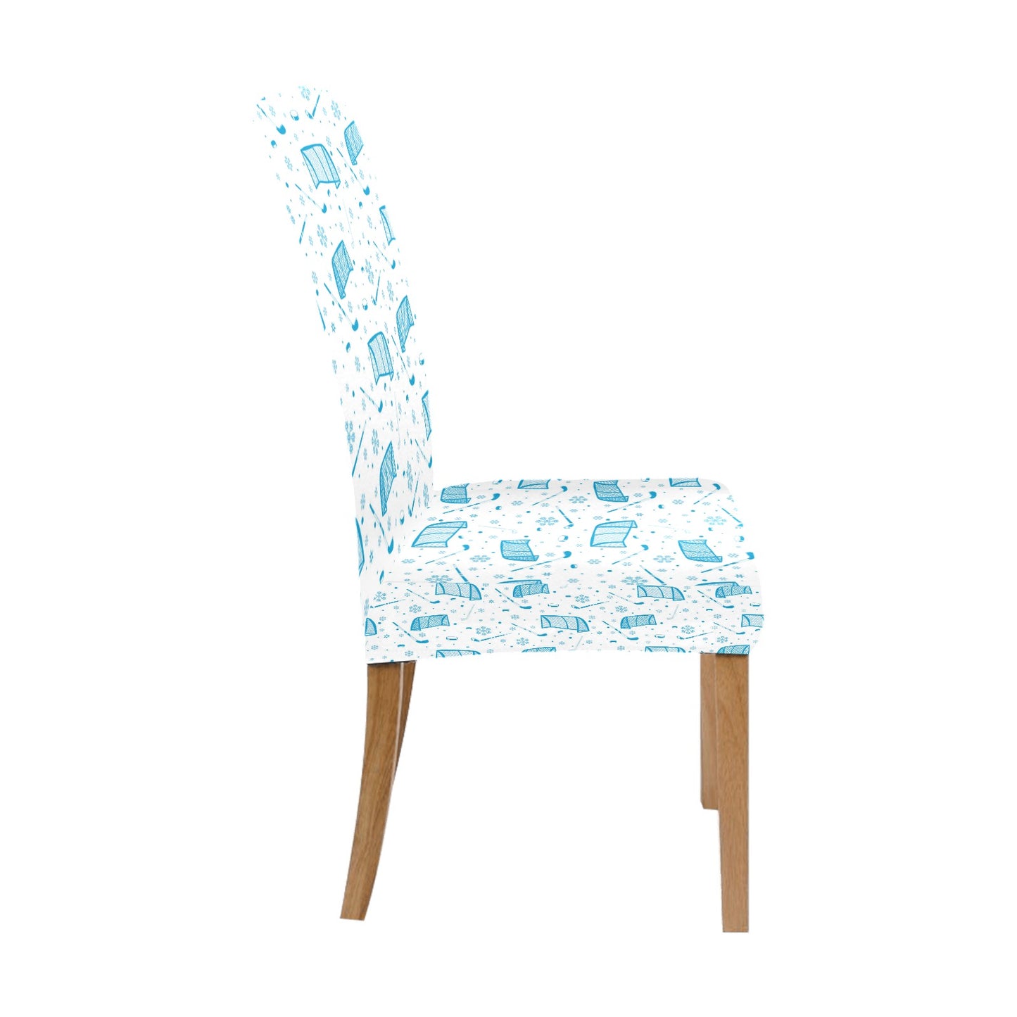 Hockey Print Design LKS303 Dining Chair Slipcover