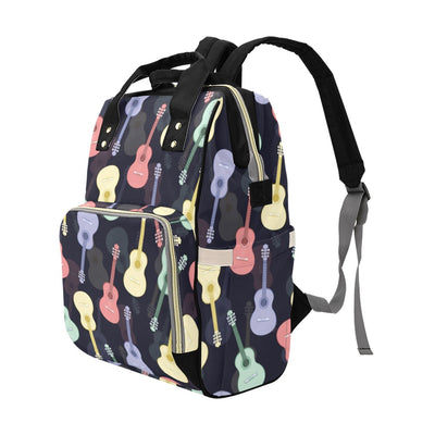 Acoustic Guitar Print Design LKS401 Diaper Bag Backpack