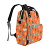 Ukulele Print Design LKS402 Diaper Bag Backpack