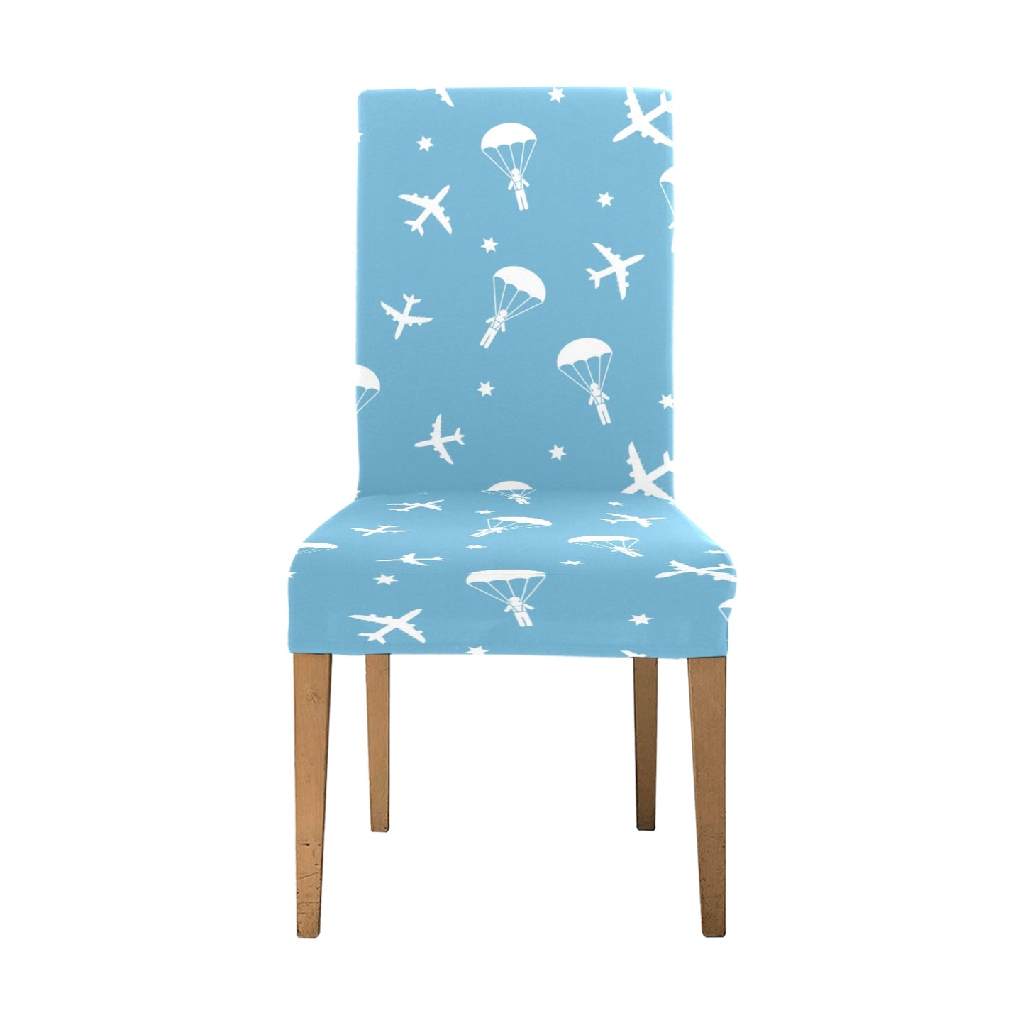 Skydiver Print Design LKS303 Dining Chair Slipcover